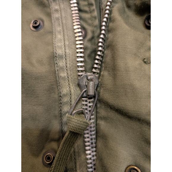 VTG 1960s U.S. ARMY M-65 Field Jacket Coat Cold Weather OG-107 Vietnam Scovile - Picture 2 of 16